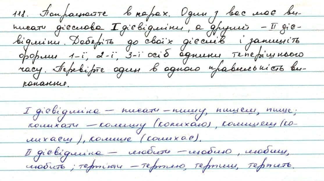 Вправа 118 українська мова 7 клас Заболотний 2015