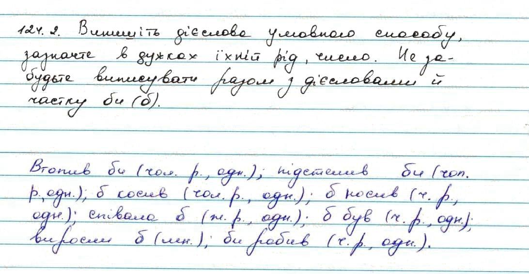 Вправа 124 українська мова 7 клас Заболотний 2015