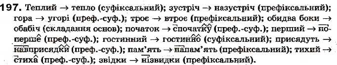 Вправа 197 українська мова 7 клас Ворон 2015