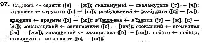 Вправа 97 українська мова 7 клас Ворон 2015
