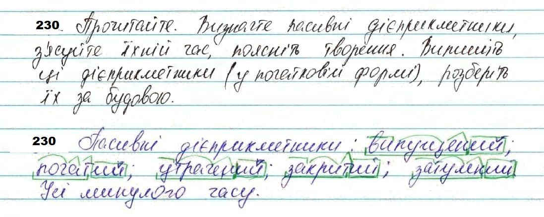 Вправа 230 українська мова 7 клас Глазова 2020