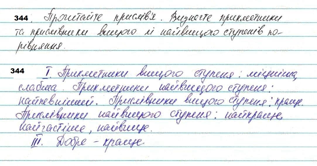 Вправа 344 українська мова 7 клас Глазова 2020