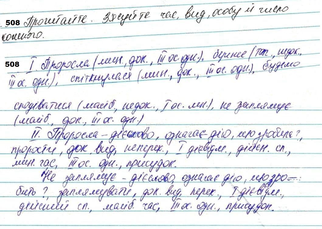 Вправа 508 українська мова 7 клас Глазова 2020