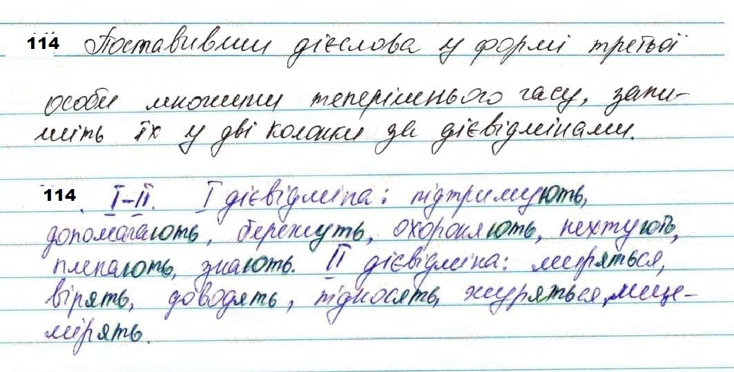 Вправа 114 українська мова 7 клас Глазова 2020