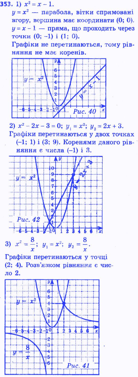 Вправа 353 алгебра 8 клас Мерзляк 2016 - Екстра ГДЗ