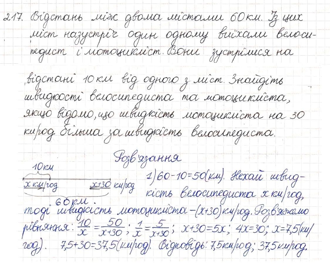 Вправа 217 алгебра 8 клас Будна Тарасенкова Коломієць 2016