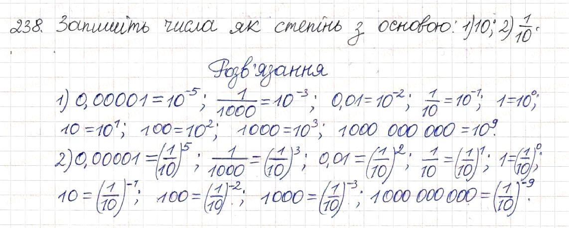 Вправа 238 алгебра 8 клас Будна Тарасенкова Коломієць 2016