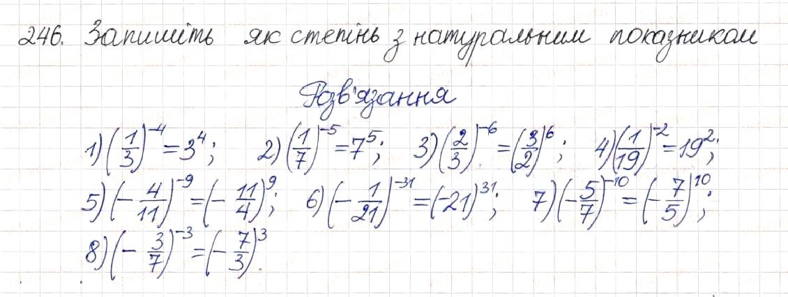 Вправа 246 алгебра 8 клас Будна Тарасенкова Коломієць 2016