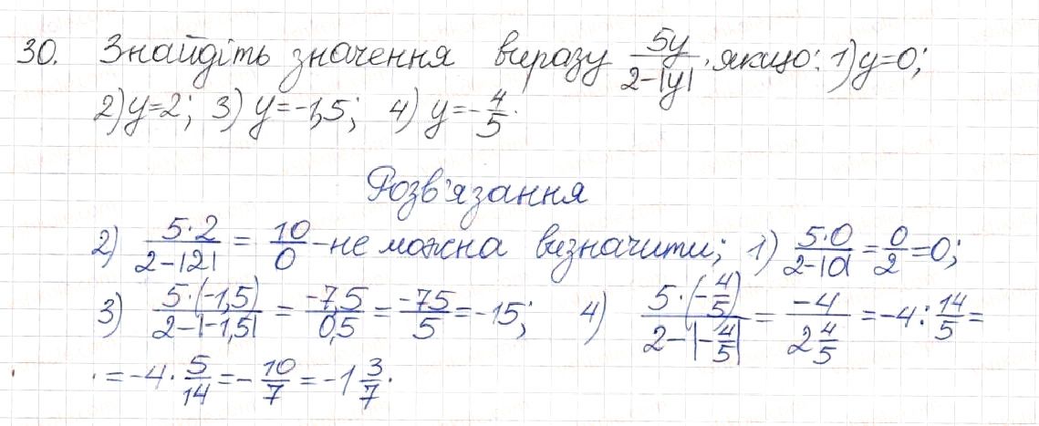 Вправа 30 алгебра 8 клас Будна Тарасенкова Коломієць 2016