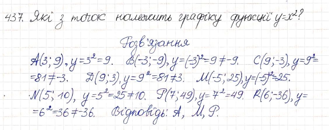 Вправа 437 алгебра 8 клас Будна Тарасенкова Коломієць 2016