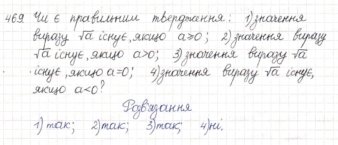 Вправа 469 алгебра 8 клас Будна Тарасенкова Коломієць 2016