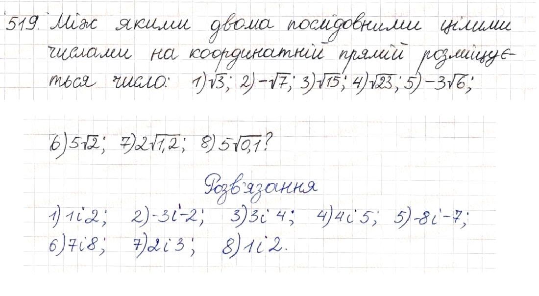 Вправа 519 алгебра 8 клас Будна Тарасенкова Коломієць 2016