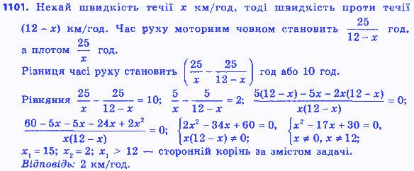 Вправа 1101 алгебра 8 клас Бевз 2016