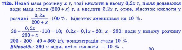 Вправа 1126 алгебра 8 клас Бевз 2016