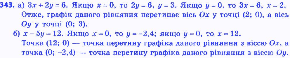 Вправа 343 алгебра 8 клас Бевз 2016