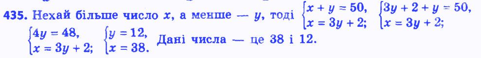 Вправа 435 алгебра 8 клас Бевз 2016