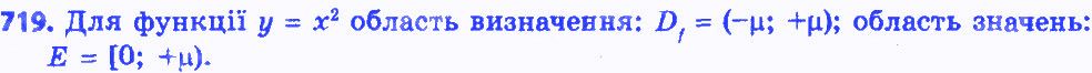 Вправа 719 алгебра 8 клас Істер 2016
