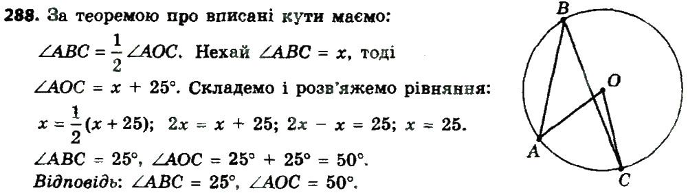 Вправа 288 геометрія 8 клас Мерзляк Полонскький Якір 2016