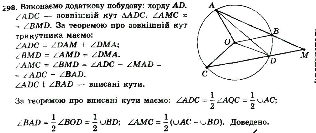 Вправа 298 геометрія 8 клас Мерзляк Полонскький Якір 2016