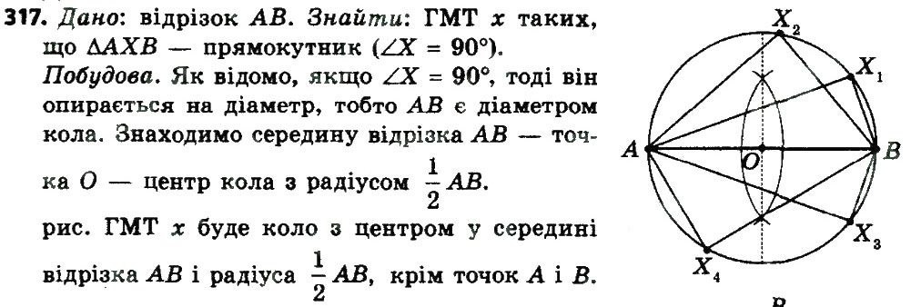 Вправа 317 геометрія 8 клас Мерзляк Полонскький Якір 2016