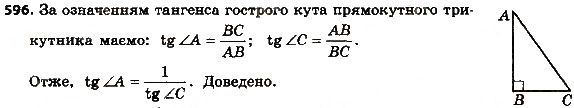 Вправа 595 геометрія 8 клас Мерзляк Полонскький Якір 2016