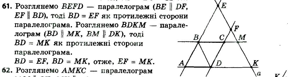 Вправа 61 геометрія 8 клас Мерзляк Полонскький Якір 2016