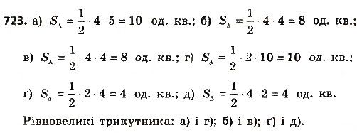 Вправа 723 геометрія 8 клас Мерзляк Полонскький Якір 2016