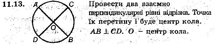 Вправа 11.13 геометрія 8 клас Мерзляк Полонскький Якір (поглиблений режим) 2016