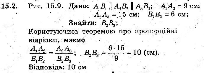 Вправа 15.2 геометрія 8 клас Мерзляк Полонскький Якір (поглиблений режим) 2016