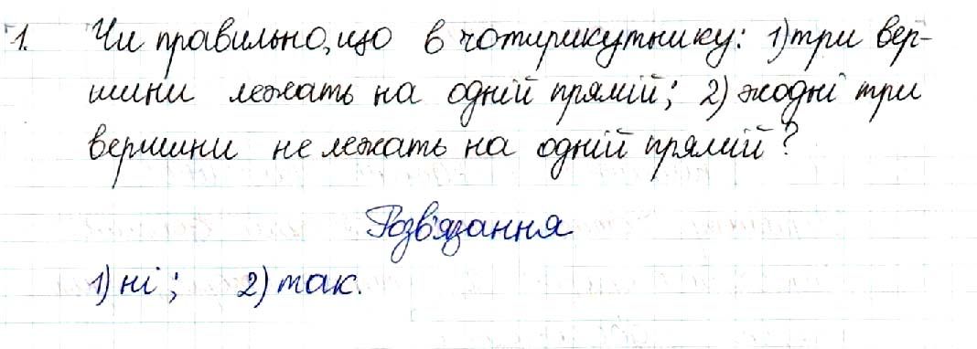 Вправа 1 геометрія 8 клас Будна Тарасенкова 2016