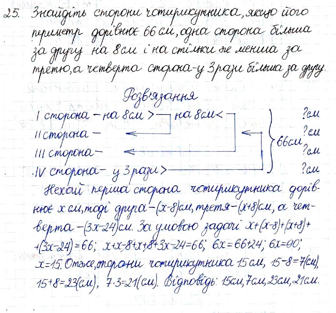 Вправа 25 геометрія 8 клас Будна Тарасенкова 2016