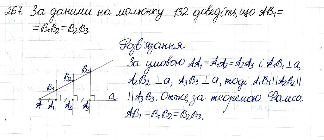 Вправа 267 геометрія 8 клас Будна Тарасенкова 2016