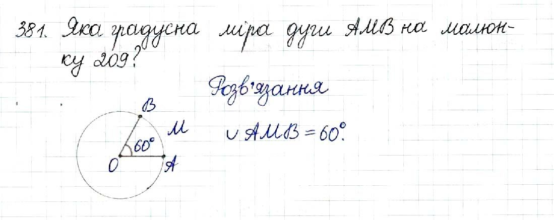 Вправа 381 геометрія 8 клас Будна Тарасенкова 2016