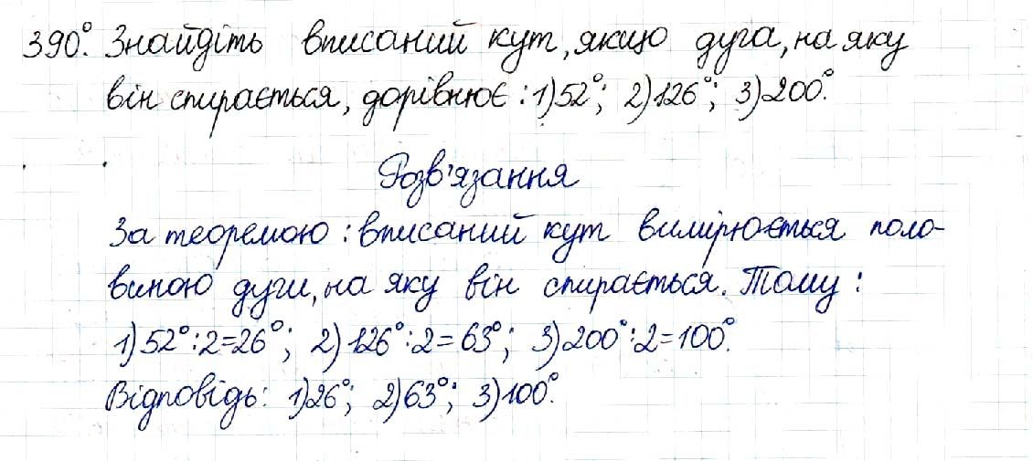 Вправа 390 геометрія 8 клас Будна Тарасенкова 2016