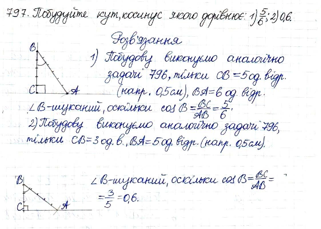 Вправа 797 геометрія 8 клас Будна Тарасенкова 2016