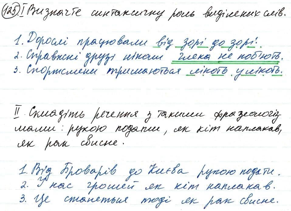 Вправа 125 українська мова 8 клас Заболотний 2016
