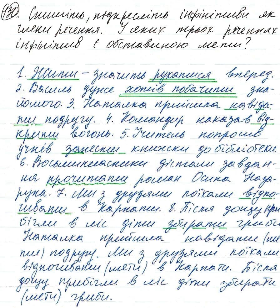 Вправа 130 українська мова 8 клас Заболотний 2016