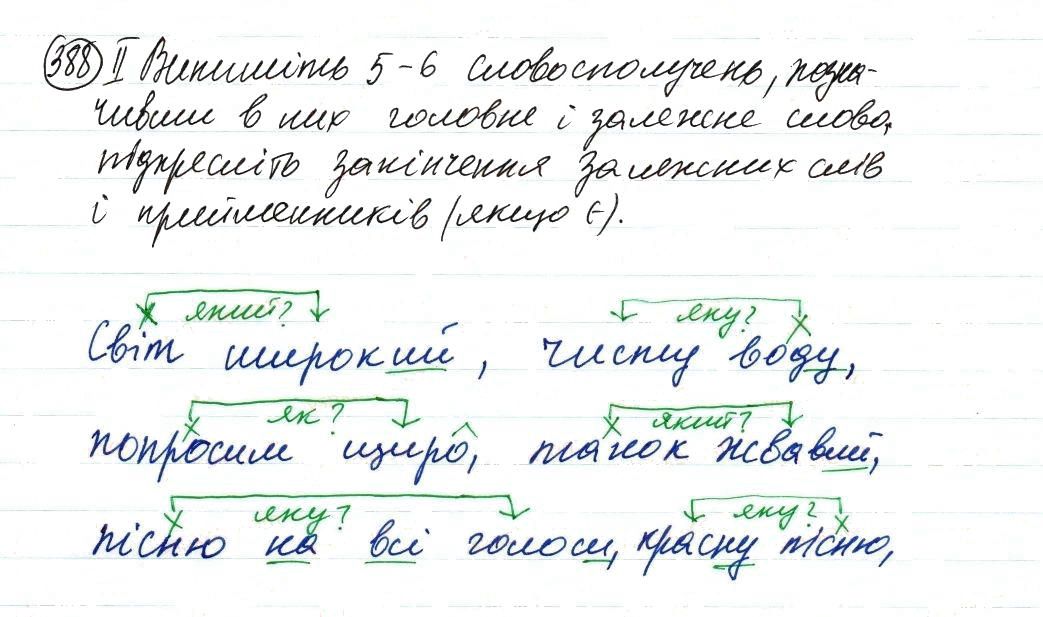 Вправа 388 українська мова 8 клас Заболотний 2016