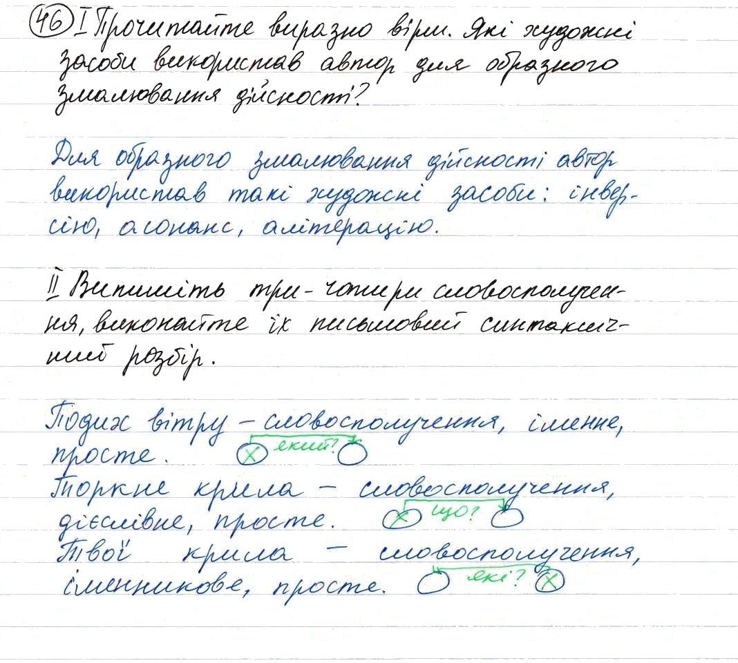Вправа 46 українська мова 8 клас Заболотний 2016 - Екстра ГДЗ