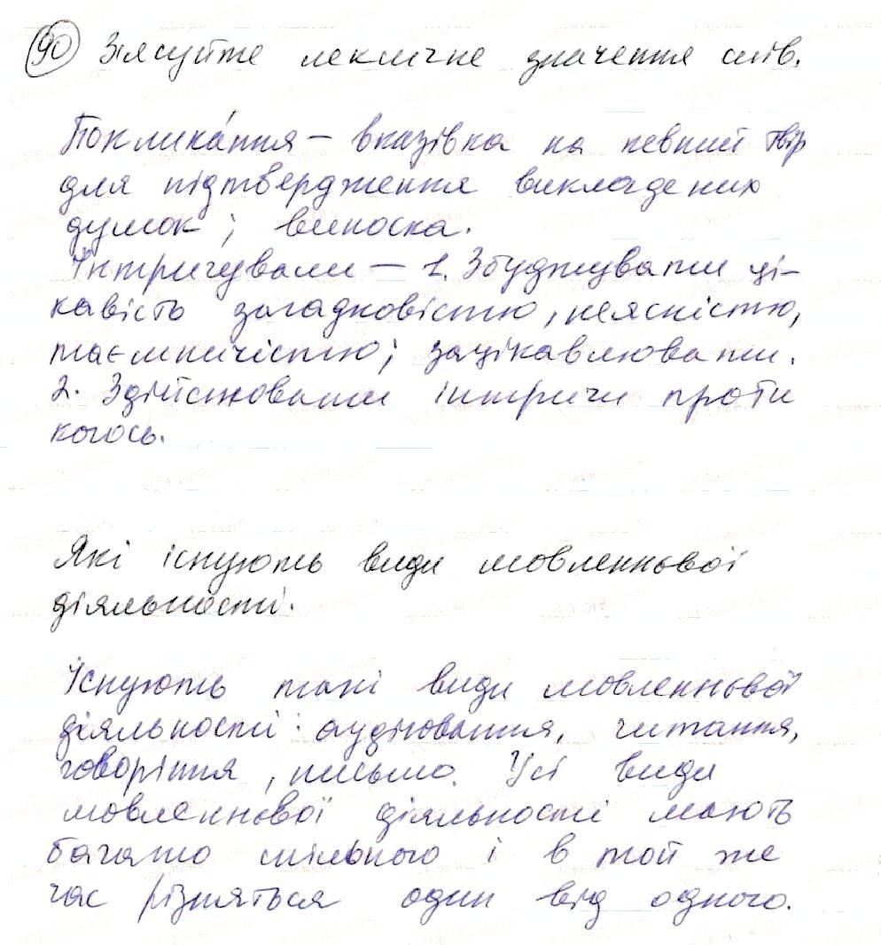 Вправа 90 українська мова 8 клас Глазова 2016