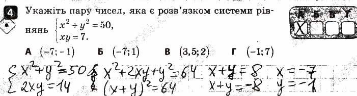 Завдання 4 алгебра 9 клас Корнієнко Фіготіна 2017