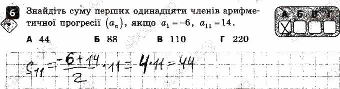 Завдання 6 алгебра 9 клас Корнієнко Фіготіна 2017