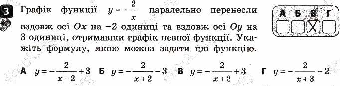 Завдання 3 алгебра 9 клас Корнієнко Фіготіна 2017