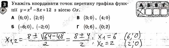 Завдання 3 алгебра 9 клас Корнієнко Фіготіна 2017