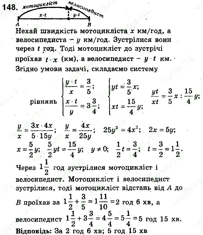 Вправа 148 алгебра 9 клас збірник задач Мерзляк 2017