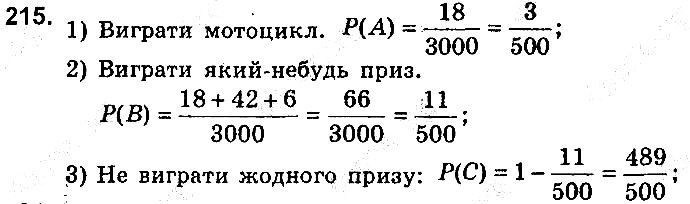 Вправа 215 алгебра 9 клас збірник задач Мерзляк 2017