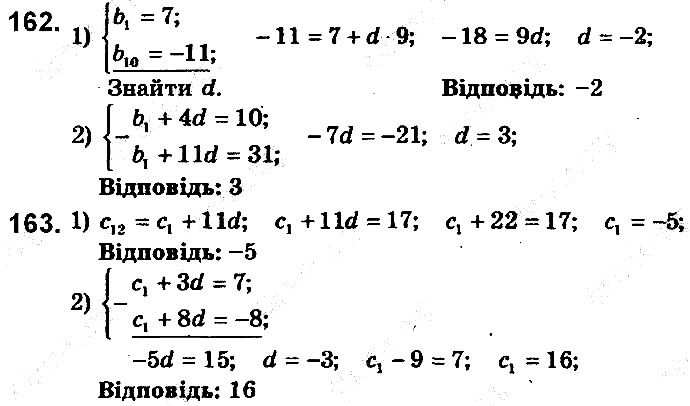 Вправа 162-163 алгебра 9 клас збірник задач Мерзляк 2017