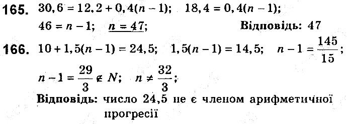 Вправа 165-166 алгебра 9 клас збірник задач Мерзляк 2017