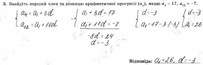 Завдання 3 алгебра 9 клас робочий зошит Істер 2017