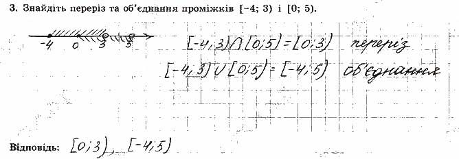 Завдання 3 алгебра 9 клас робочий зошит Істер 2017